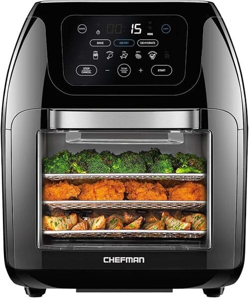 CHEFMAN Multifunction Digital Air Fryer, XL Family Size, 17 Presets