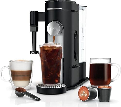 Ninja Single-Serve Coffee Maker, K-Cup Compatible, 4 Brew Styles.