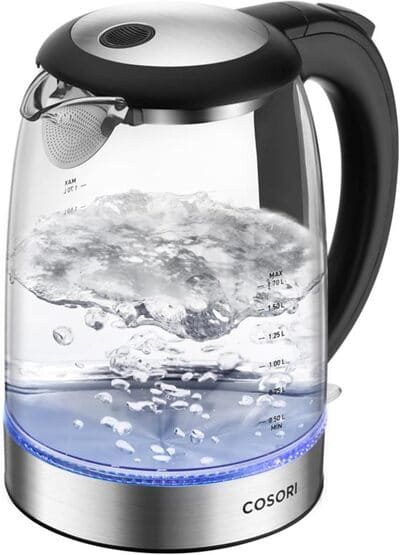 COSORI Electric Kettle 1.8 Qt, 1500W – Plastic-Free Interior