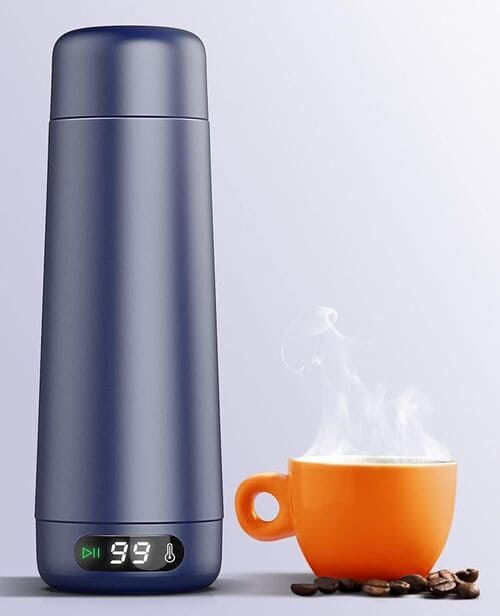 Travel Electric Kettle, Dual Voltage, Temp Control, LCD Display