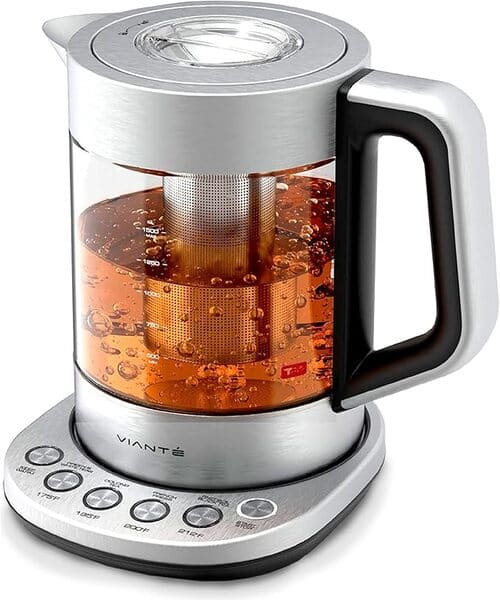 Vianté Electric Kettle with Infuser, Temp Control, 1.5L