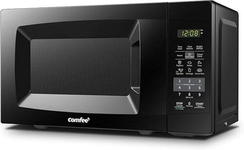 COMFEE' 0.7 Cu. Ft. Microwave, 700W, One-Touch, Eco Mode, Black type