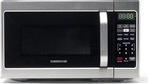 Farberware 0.7 Cu. Ft. Microwave, 700W, Auto Cook, Child Lock