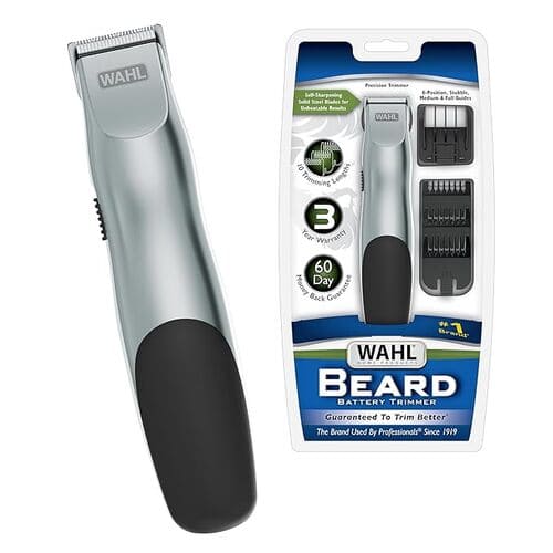 Wahl Groomsman Beard Trimmer, Battery Powered