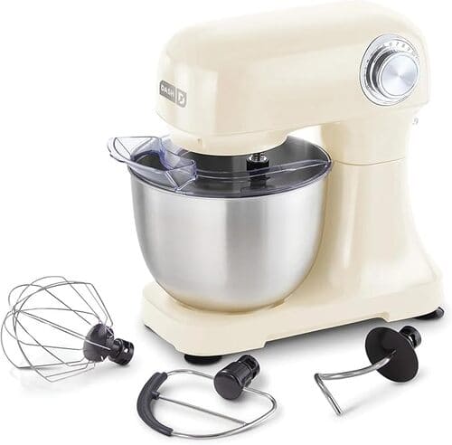 Dash 3.5 Qt Stand Mixer, Tilt-Head, Cream