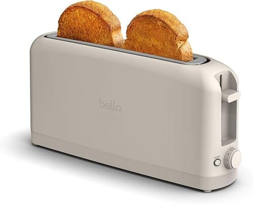 Bella 2-Slice Slim Toaster – 6 Settings, Reheat & Cancel
