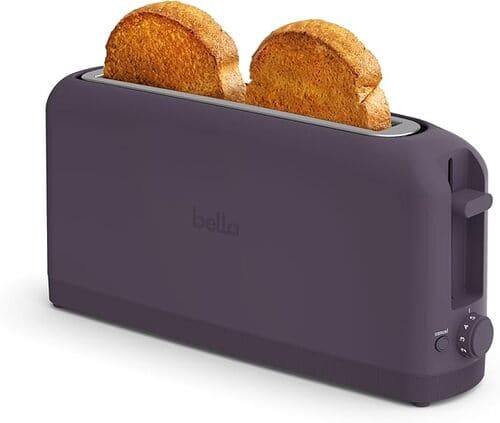 Bella 2-Slice Slim Toaster, Fits-Anywhere Design, 6 Settings