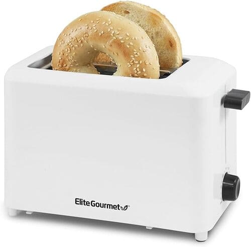 Elite Gourmet Cool Touch Toaster, 7 Settings, Wide Slots, Cancel Function